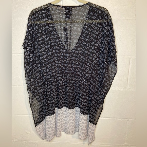 ⭐️Palisades Swim Club Beach Coverup Drawstring waist Geometric Print Size Small - Picture 4 of 10